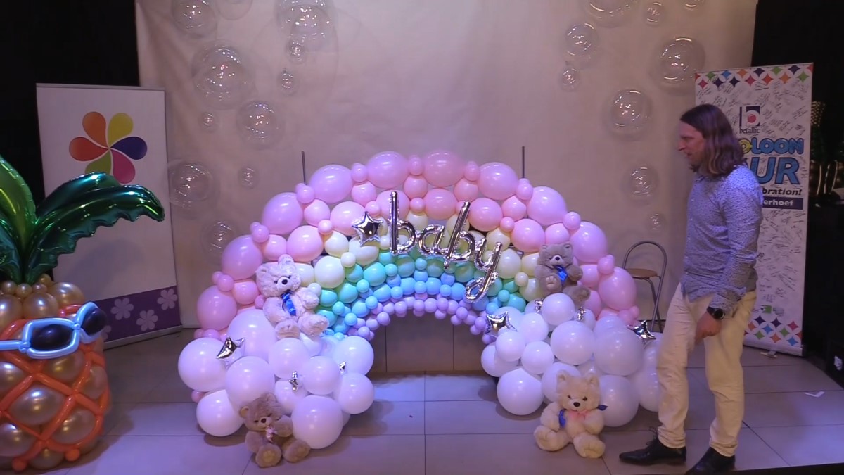 Balloon Decor Rainbow