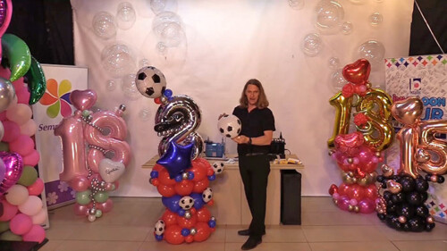 Blazing Balloon Birthday Bouquets