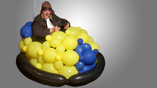 Bumper car Balloon Design by Guido Verhoef