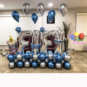Chrome Deluxe Balloon Bouquet