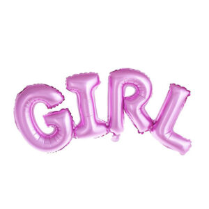 10in Girl Letters Balloon