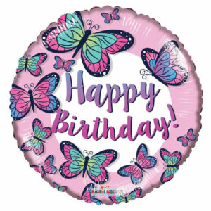 18″ HB Butterflies Balloon