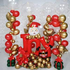 Joy Xmas Balloon Bouquet