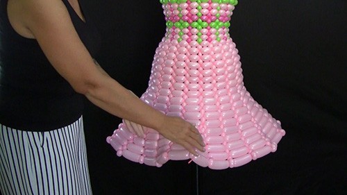 Marie Dadow balloon dress course video tutorial (5)