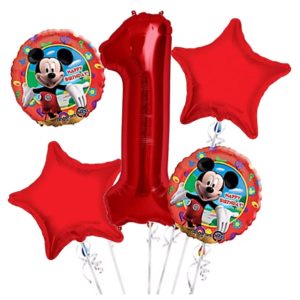 Mickey Mouse 1st Birthday Balloon Bouquet