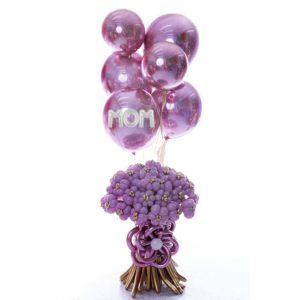 Mom Flowers Up Balloons Bouquet