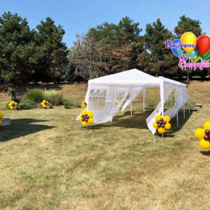 Balloon Decorations, Yard Balloon Decor, Flower Stick